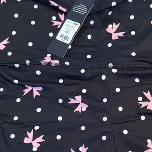 Fashion Nova Black shorts  with Pink and White Accents